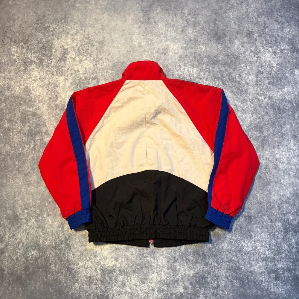 Vintage USA‎ Olympic JCPenney Kids Windbreaker Jacket Red White Blue Size 6
